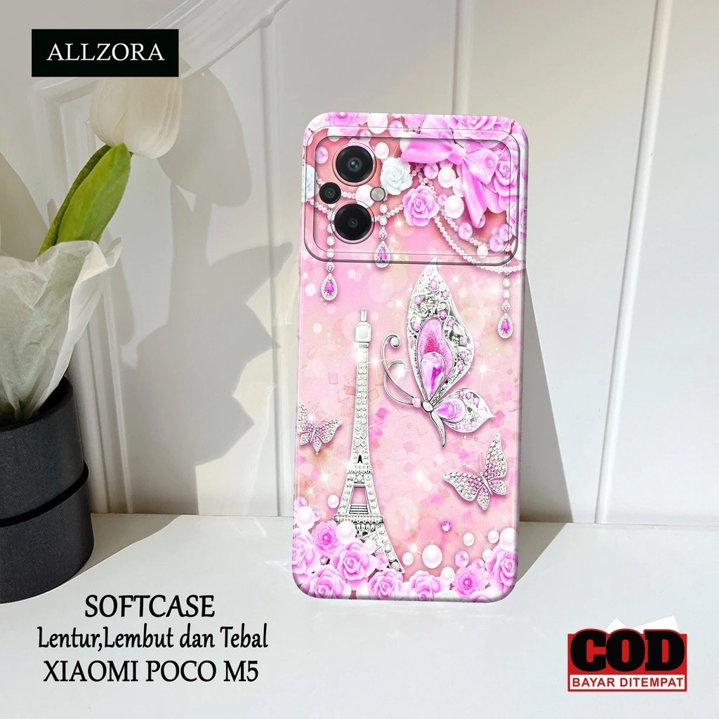 Softcase Hp Xiaomi Poco M5 Terbaru - Casing Hp Xiaomi Poco M5 Terbaru - Fashion Case PARIS - Case Xi
