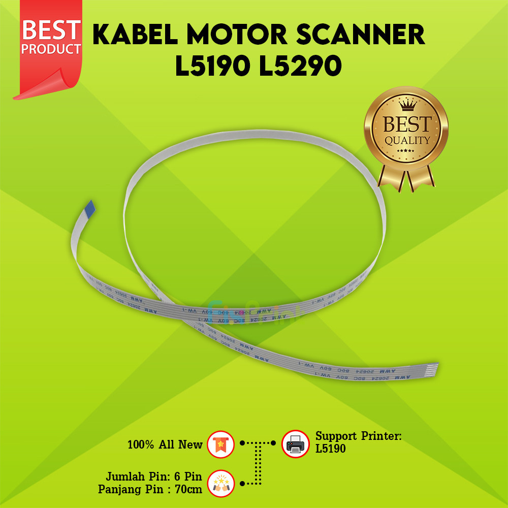 Kabel Motor Scanner Printer L5190 New, Cable Flexible Motor Scanner L5190 L5290  6Pin