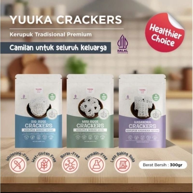 

Yuuka Food Crackers Kerupuk 300g