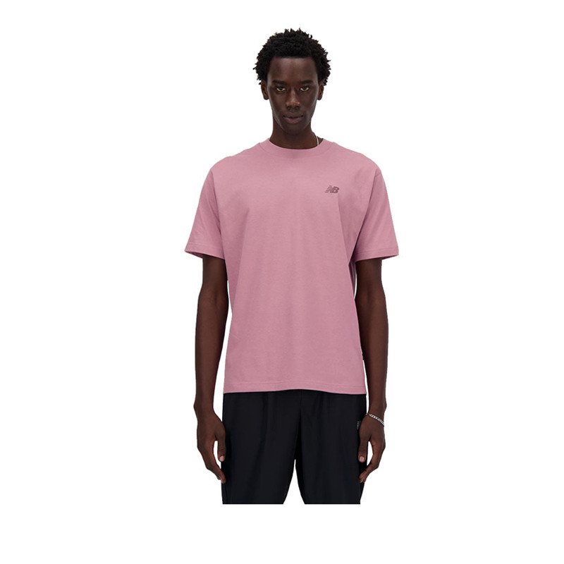 New Balance Logo Relaxed Men's T-Shirt - Pink