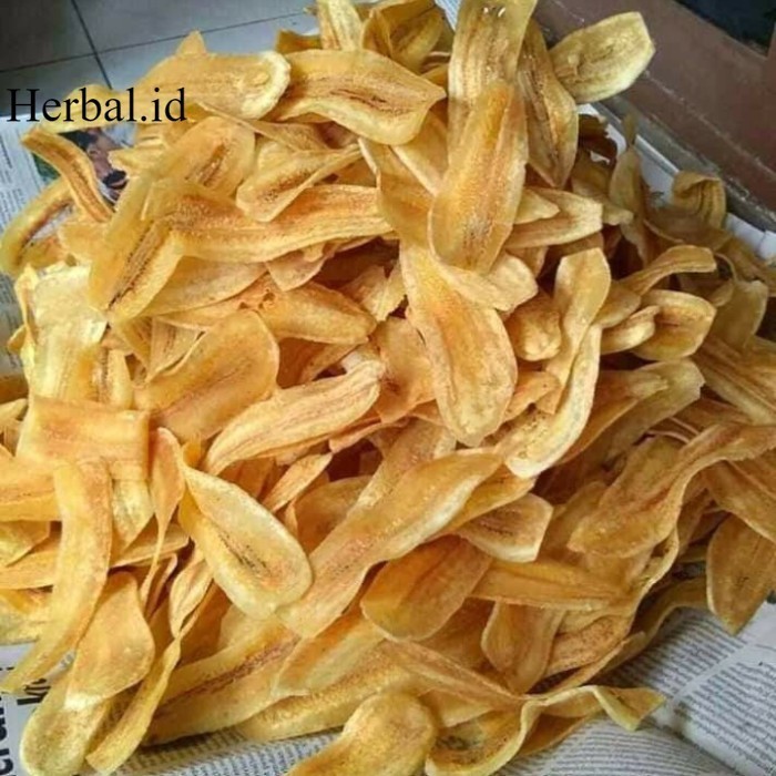 

keripik pisang asin 500 gr renyah ready stok