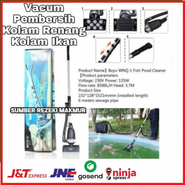 VACUUM PUMP BOYU VACUUM PEMBERSIH KOLAM RENANG DAN KOLAM IKAN
