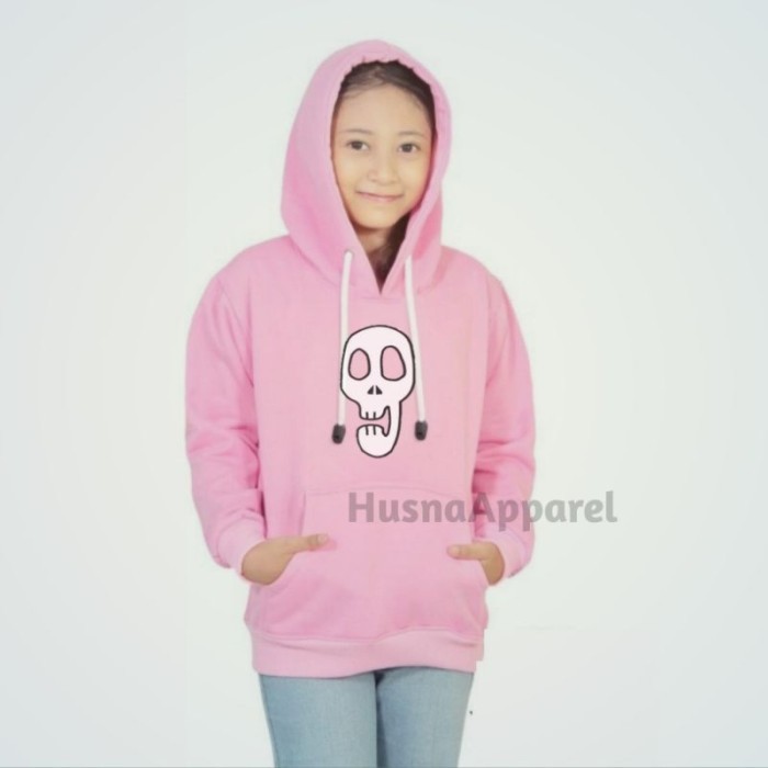 HOODIE ANAK SHINBI THE HAUNTED HOUSE - Pink, S