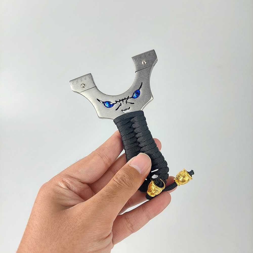 Ketapel Berburu Slingshot Catapult Handheld Stainless Steel Survival Ketapel Burung Ikan