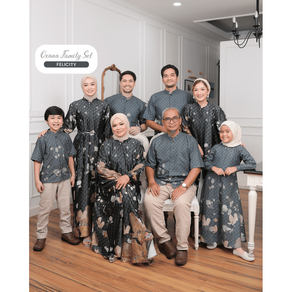 Gamaleea - Oxana Family Set Felicity / Seragam Keluarga Pernikahan / Pakaian Kondangan / Bridesmaid 