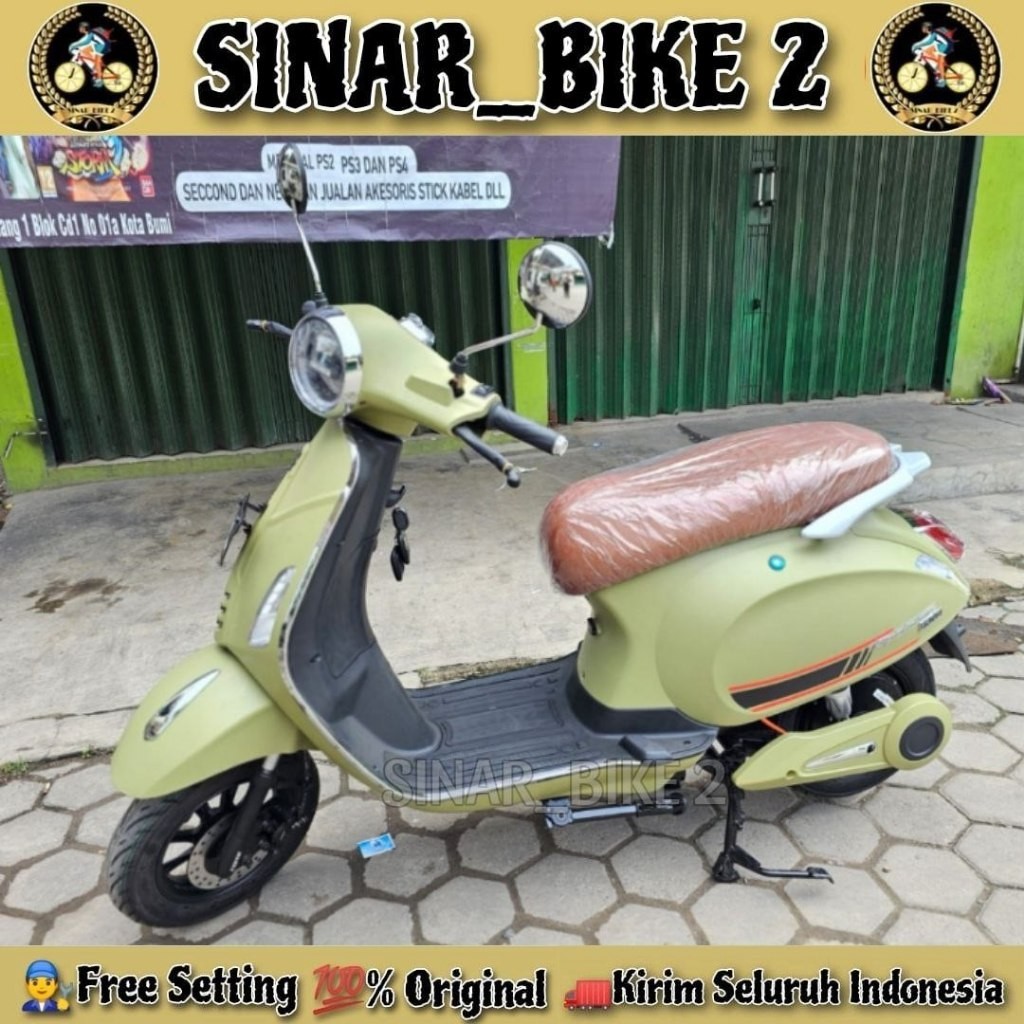 PROMO SPECIAL Sepeda Motor Listrik EXOTIC SPRINTER PRO // SPRINTER PRIME 1200 Watt Electric E Bike N