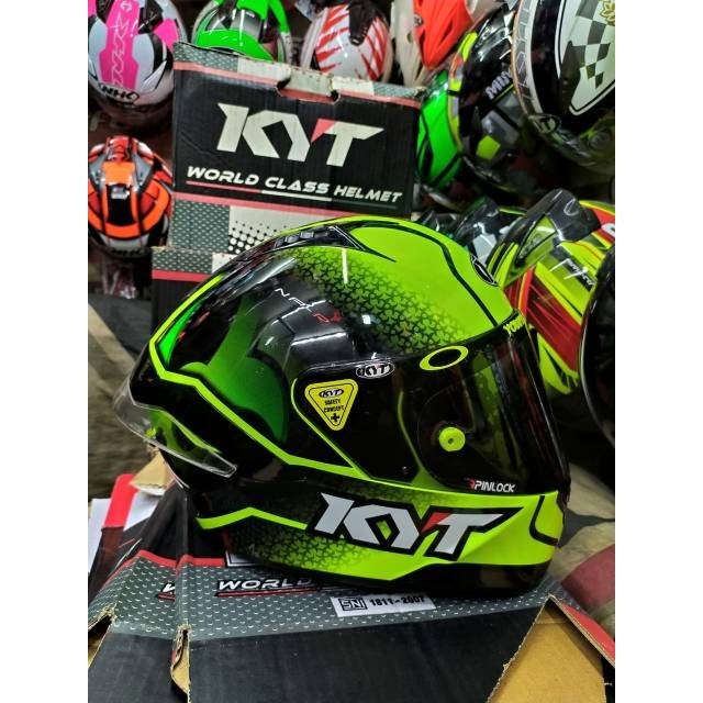 HELM KYT NFR hyperfluo HELM NFR HELM FULLFACE FULL VARIASI