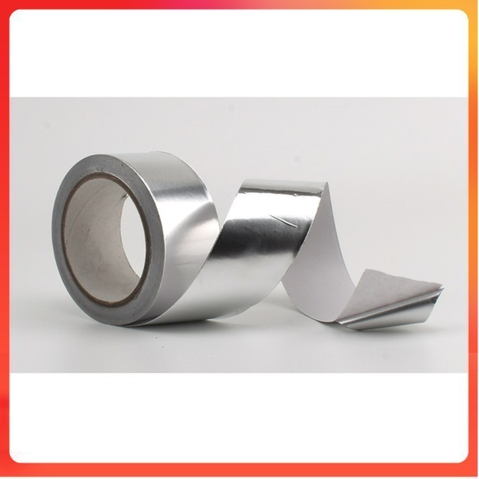 

YX Lakban Aluminium Foil Tape 0.06mm Tahan Panas Anti Bocor 10M 30mm