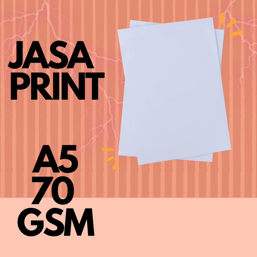 

jasa print A5 70 gsm