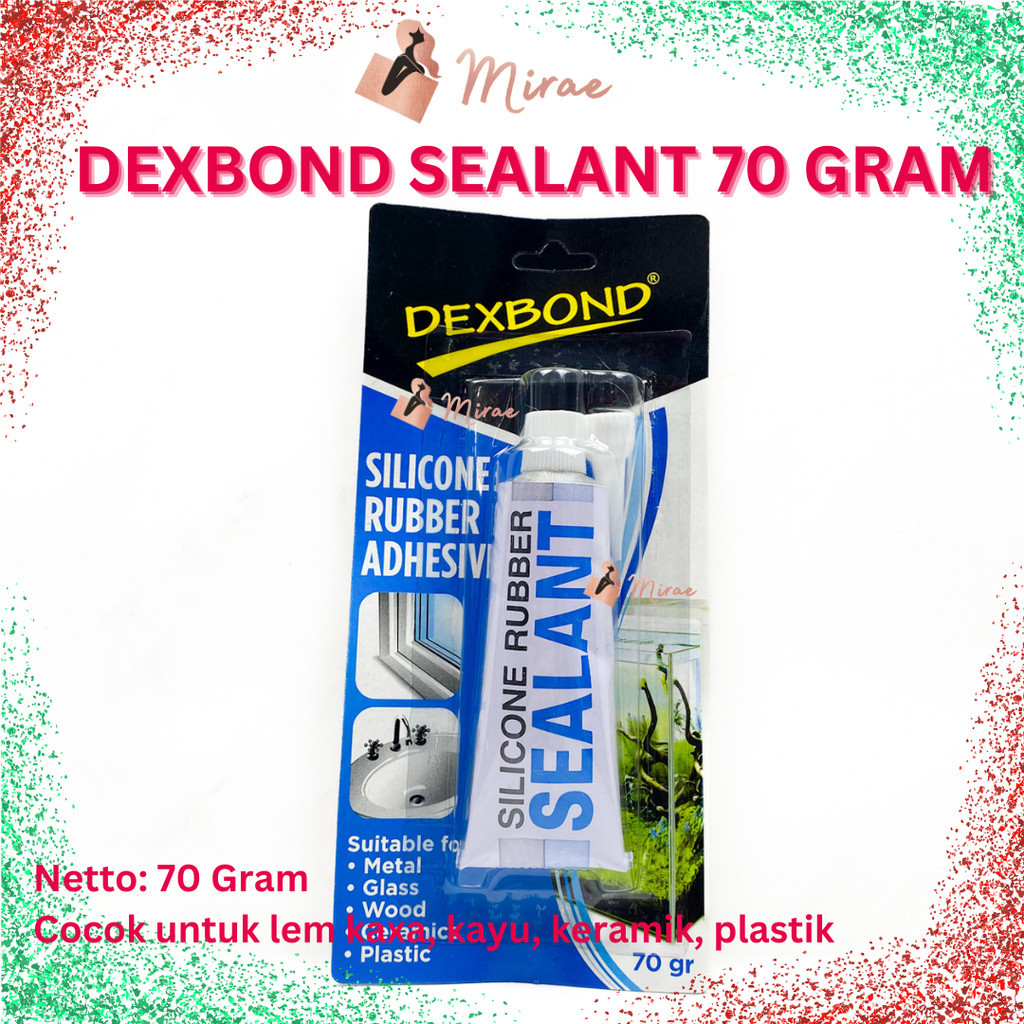 Lem Dexbond Sealant Lem Kaca Bening Aquarium Lem Odol Sealant Perekat Kaca Aquarium