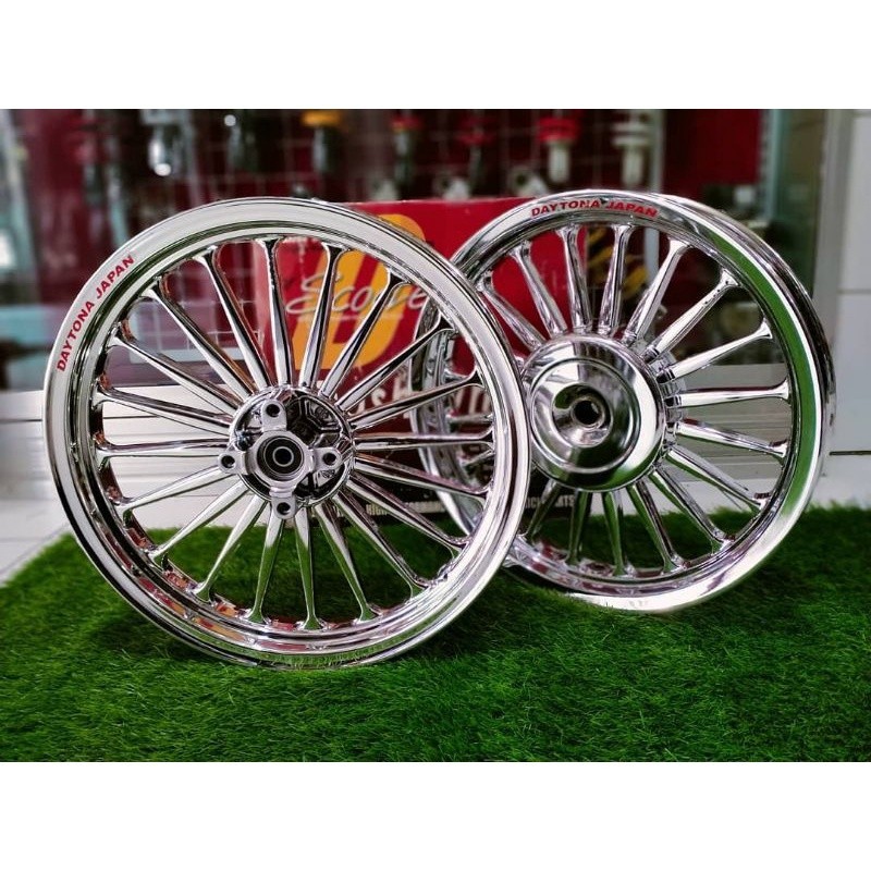 PROMO SPESIAL VELG DAYTONA DHAS WHEEL CROME BEAT, SCOOPE, VARIO