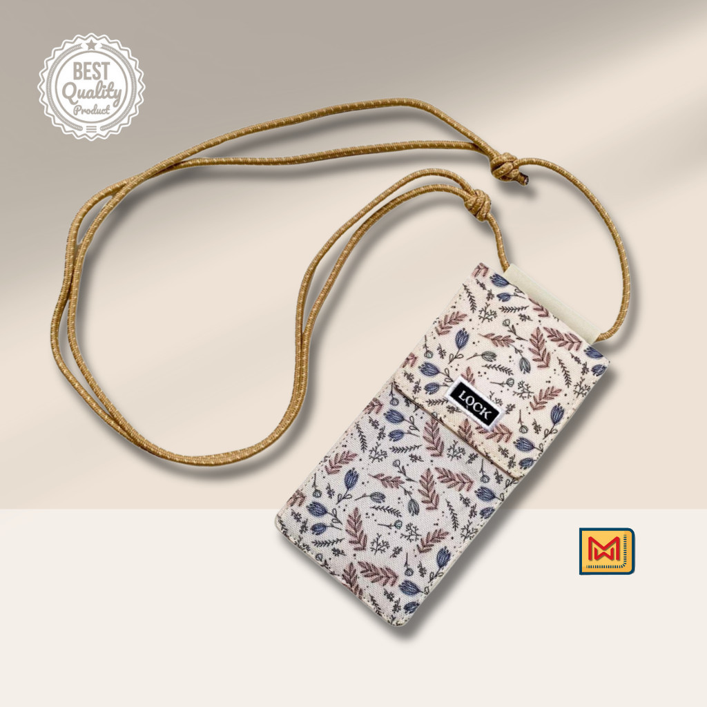 

Wallet Kalung Gantung dengan Slot ID Card dan Ruang untuk Menyimpan Handphone MW22