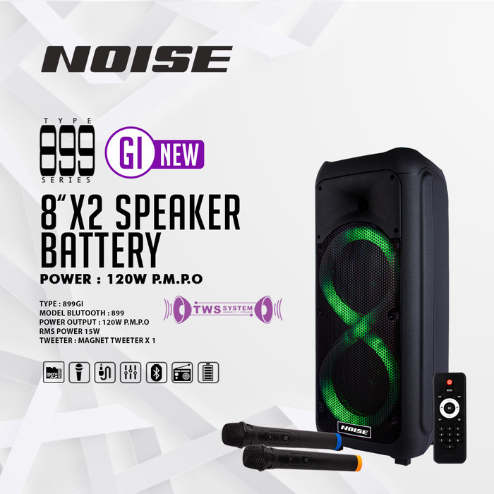 Speaker Portable bluetooth noise G1 New 8 inch Super Bass