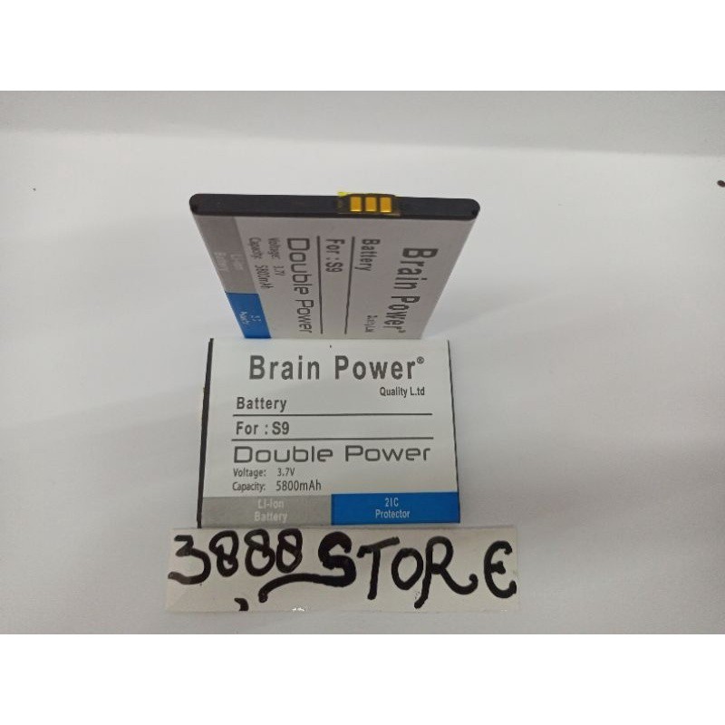 Baterai  batre Maxtron S9 Double Power Batrai Doble power Batre Dabel Power S9 Maxtron