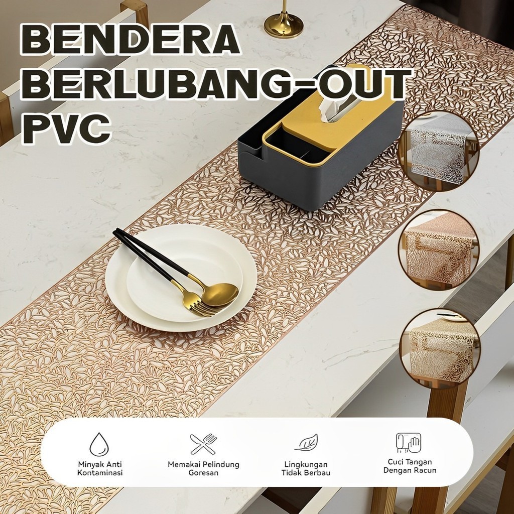 Table Meja Makan Taplak Meja Tamu Taplak Meja Pernikahan Mat Taplak Meja Gold