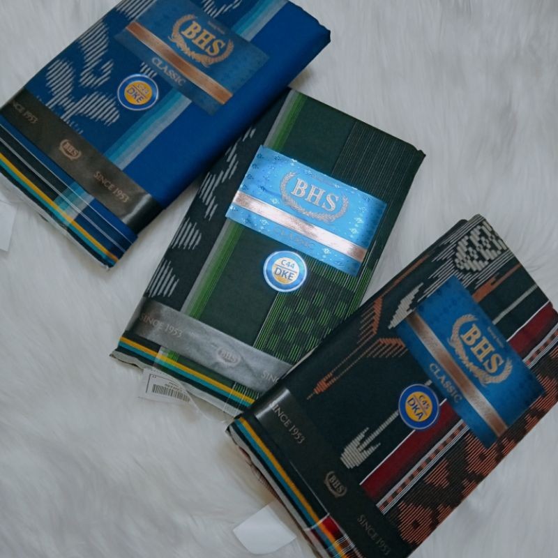 PROMO AWAL BULAN Sarung BHS Classic C45 DKA Songket Original