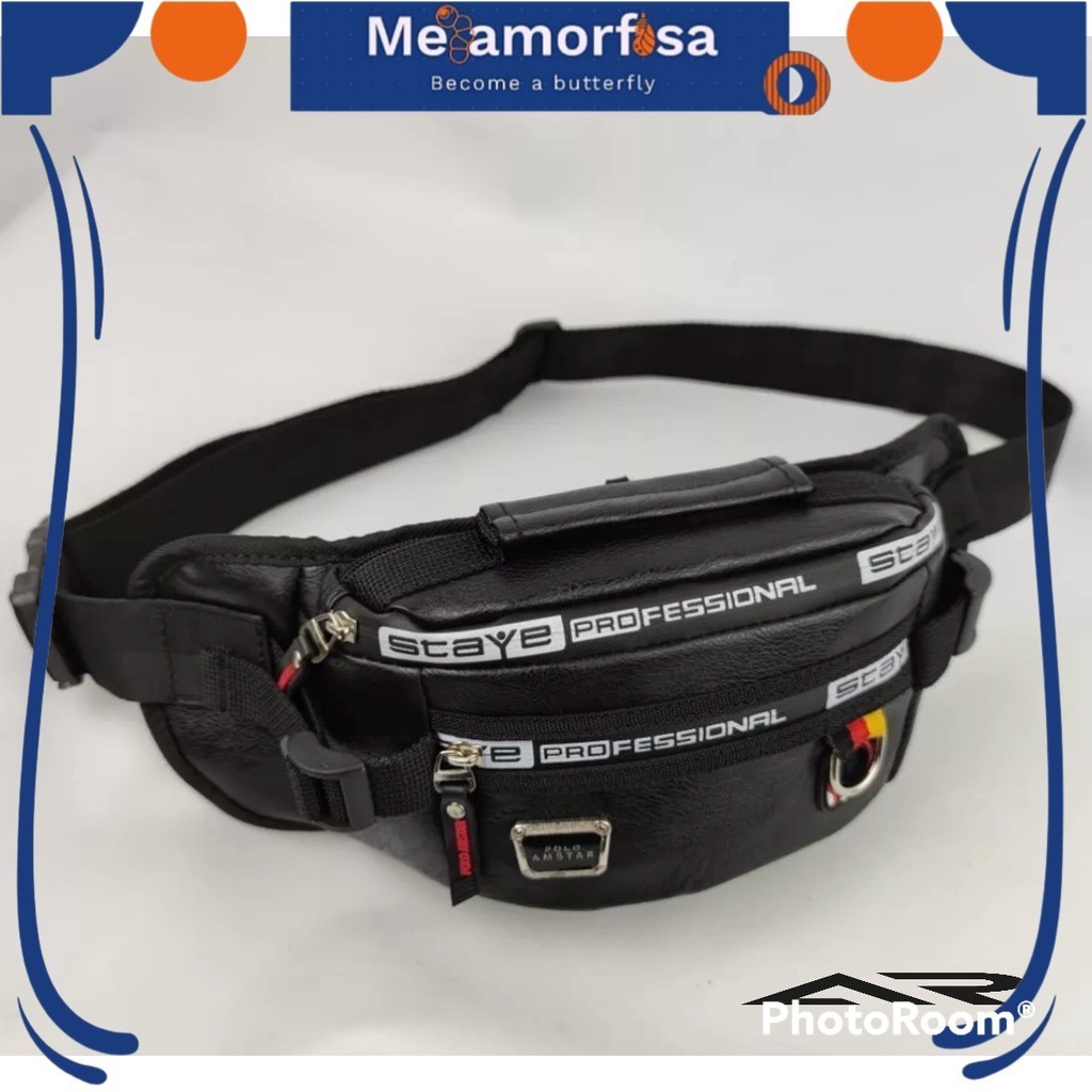 TAS SELEMPANG PRIA Waistbag Original POLO AMSTAR