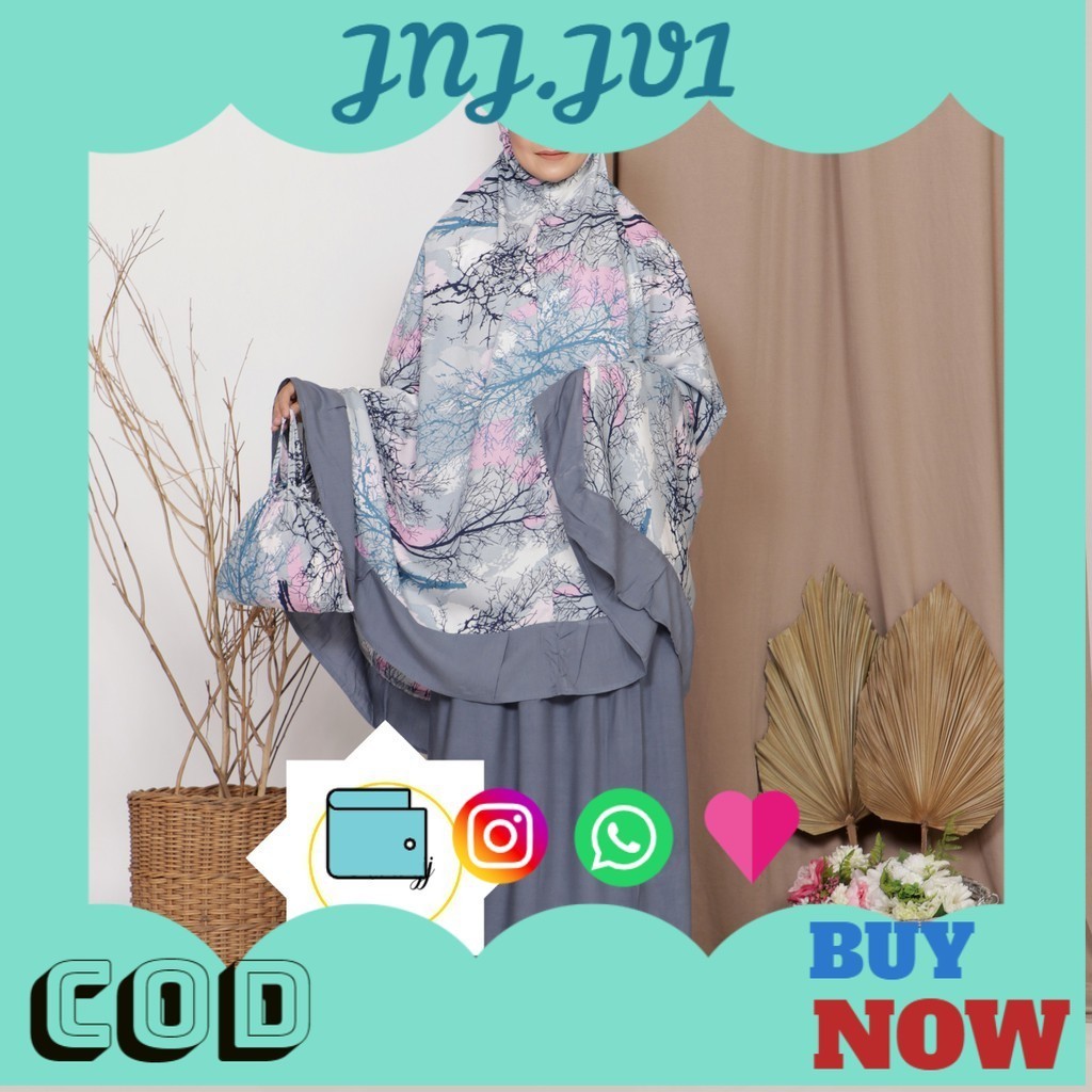 5.5 BIG SALE Mukena Bali Motif Akar