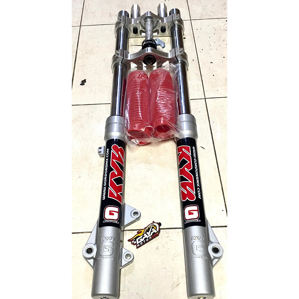 Tele kayaba gordon diameter 41MM untuk KLX 150 DAN CRF 150L LOGO G GORDON Tele KYB / Shock Depan Kay