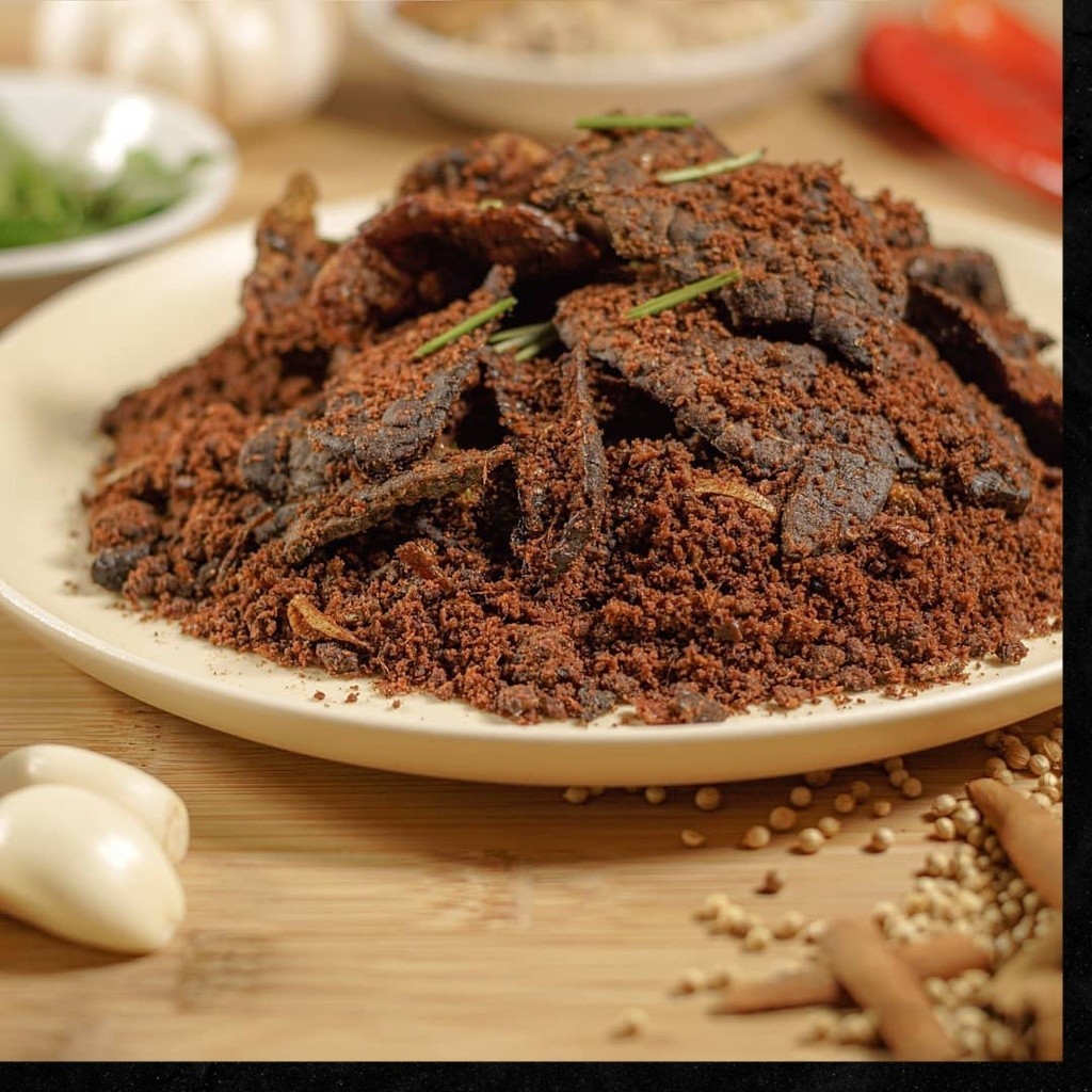 

Kuliner Minang Rendang Paru Erika Oleh Oleh Cemilan Makanan Khas Padang Jajanan Snack