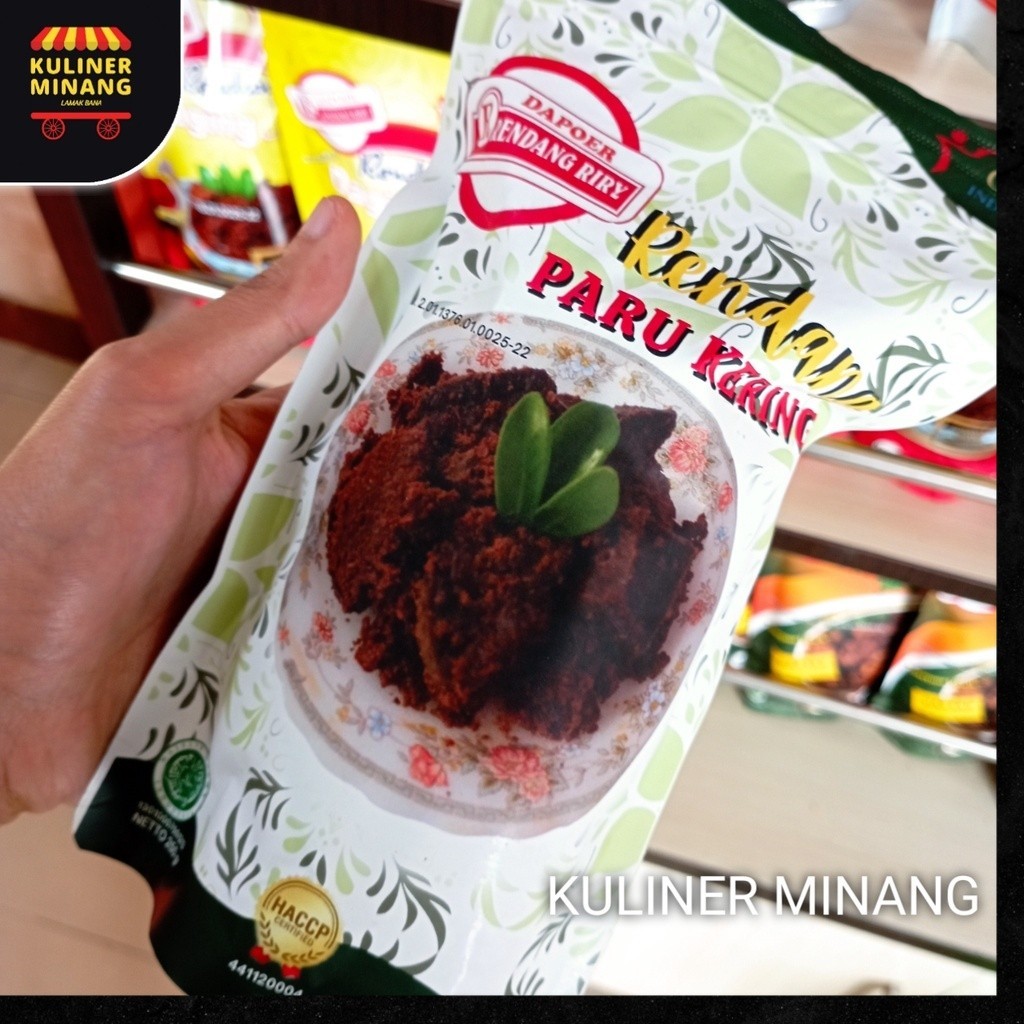 

Kuliner Minang (NEW) RENDANG PARU KERING Riry 250g Oleh Oleh Cemilan Makanan Khas Padang Jajanan Snack