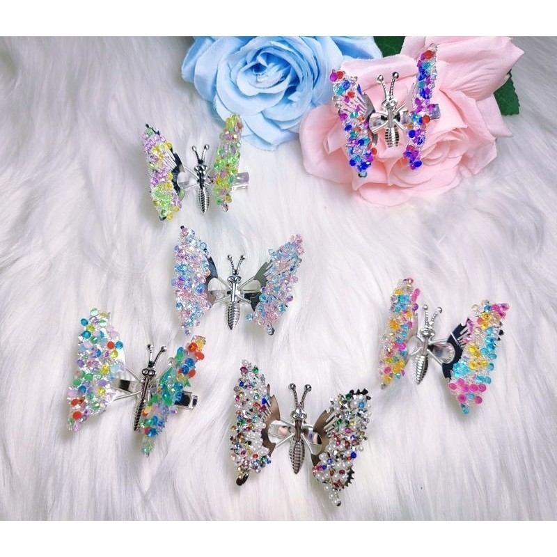 JEPITAN  RAMBUT KUPU KUPU/JEPITAN RAMBUT KUPU KUPU BERGERAK/JEPITAN RAMBUT KOREA