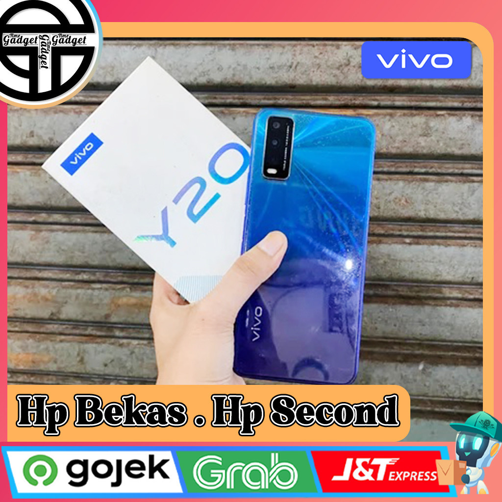 Vivo Y20 | Y20 2021 Ram 3/64GB | Ram 4/64GB Second Original Resmi Indonesia