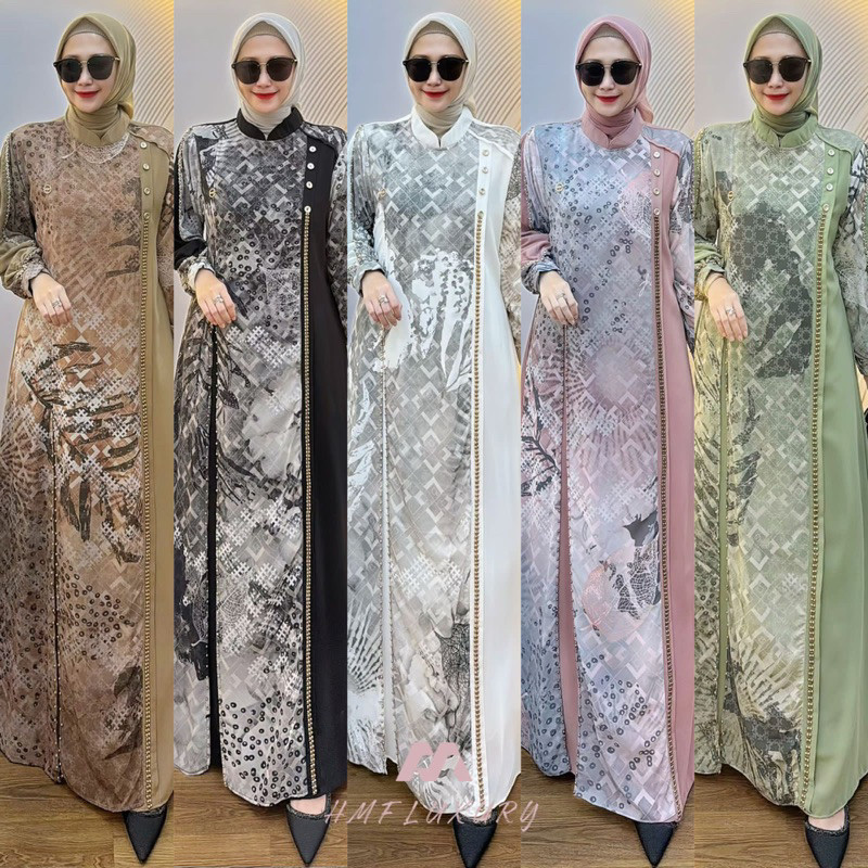 HMF Luxury - Gamis Wanita Aliqa Dress by Hmf Luxury