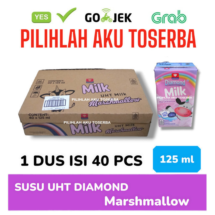 

Susu DIAMOND UHT Marshmallow MINI 125 ml - (HARGA 1 DUS ISI 40 pcs)