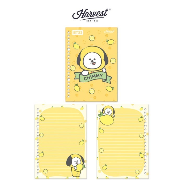 

HARVEST BT21 KERTAS BINDER / LOOSE LEAF SWEET FRUITS - CHIMMY