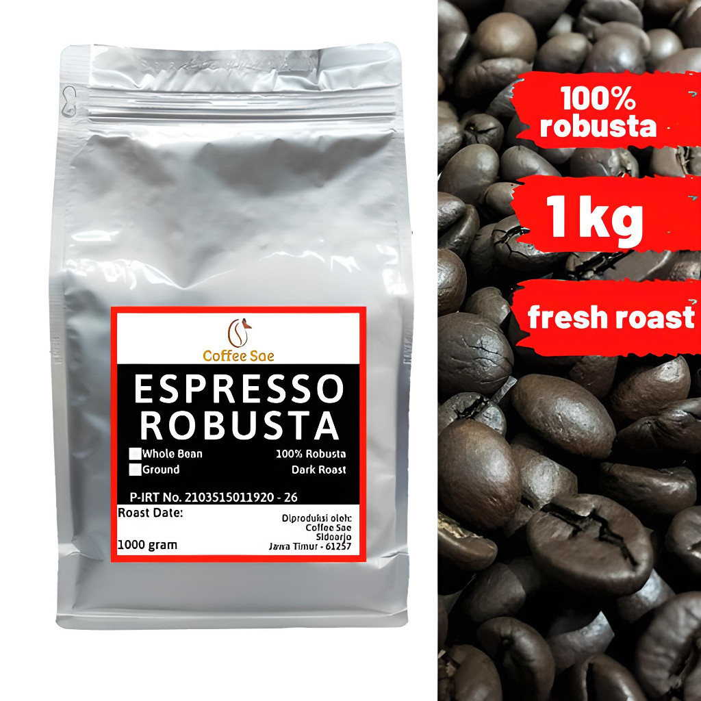 

KOPI ESPRESSO FINE ROBUSTA ES KOPI SUSU PREMIUM BLEND 1 kg