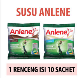 

SUSU ANLENE RENCENG ISI 10 SACHET I SUSU BUBUK SASET ORI