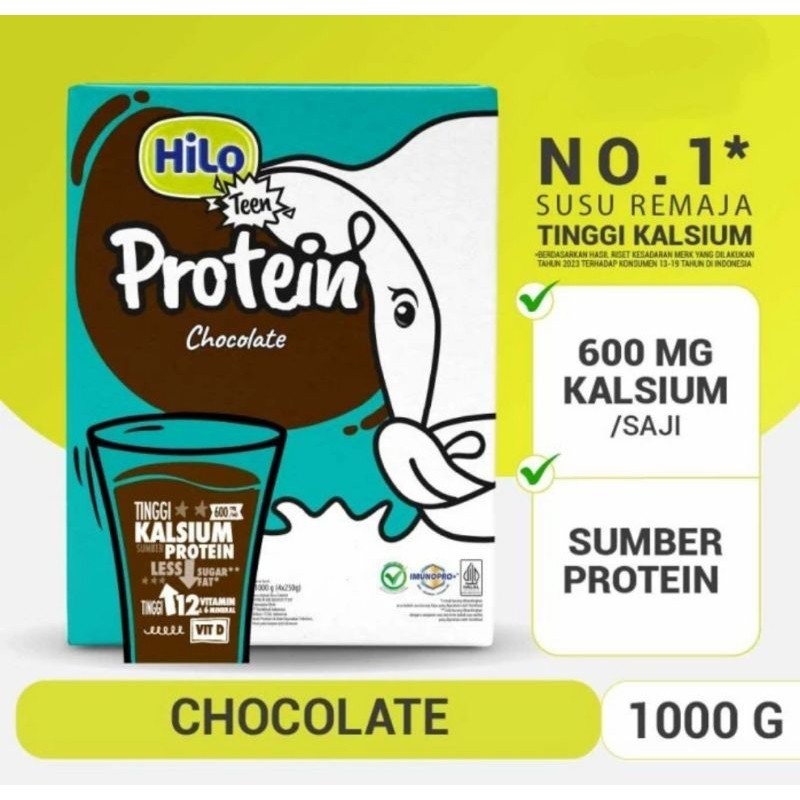 

HiLo Teen Chocolate 1000gr/Teen 750gr / Teen 500gr- Susu Tinggi Kalsium