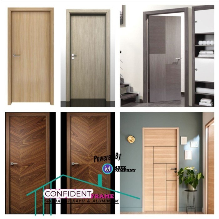 Kusen Pintu HPL TACO Custom Pintu Apartemen Kamar Minimalis - TCHPL2
