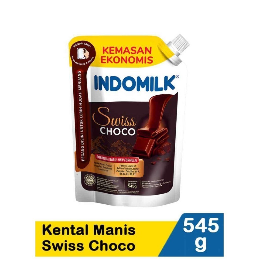 

d Indomilk Swiss Choco 545 Gr Pouch