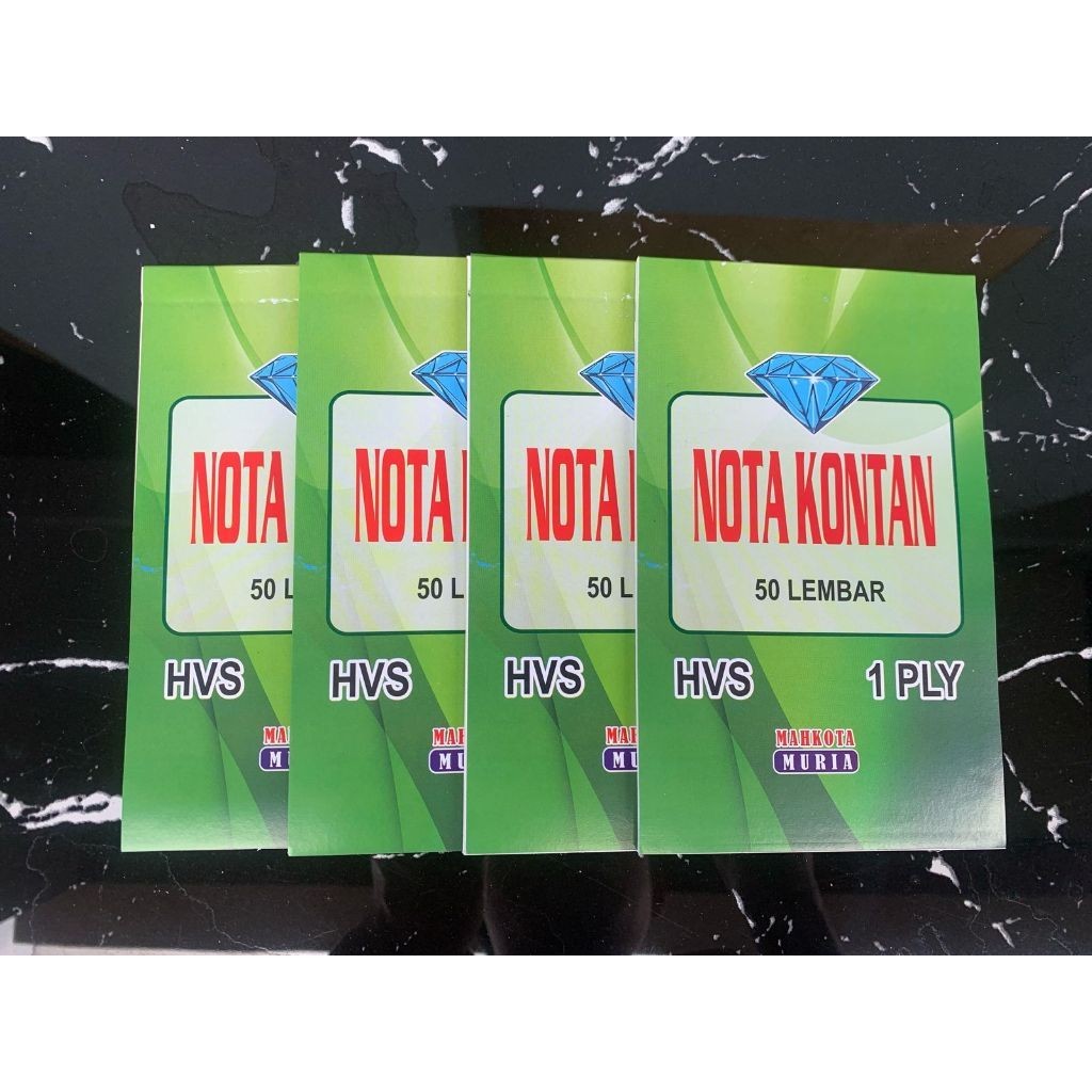 

{Ready} Nota Kontan Kecil HVS 1 Ply, Isi 50 Lembar, Nota 1 Ply