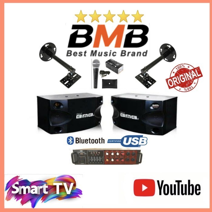 Paket sound System Speaker BMB 8 Inch CS-252V Sound Karaoke