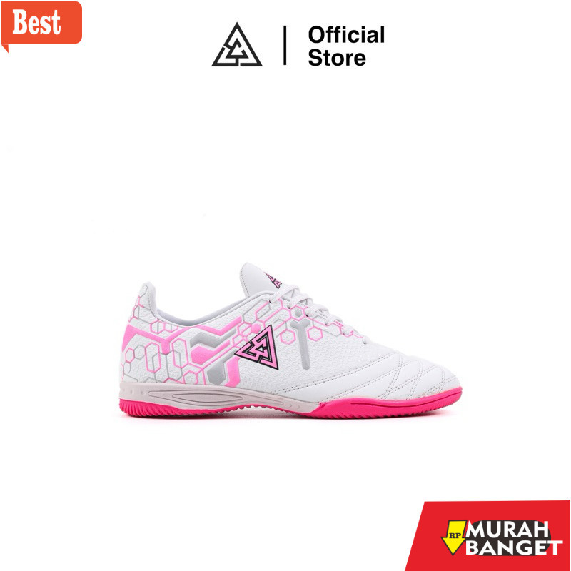 Sepatu futsal kekinian APHA - Sepatu Futsal Apha Aphex Putih Pink