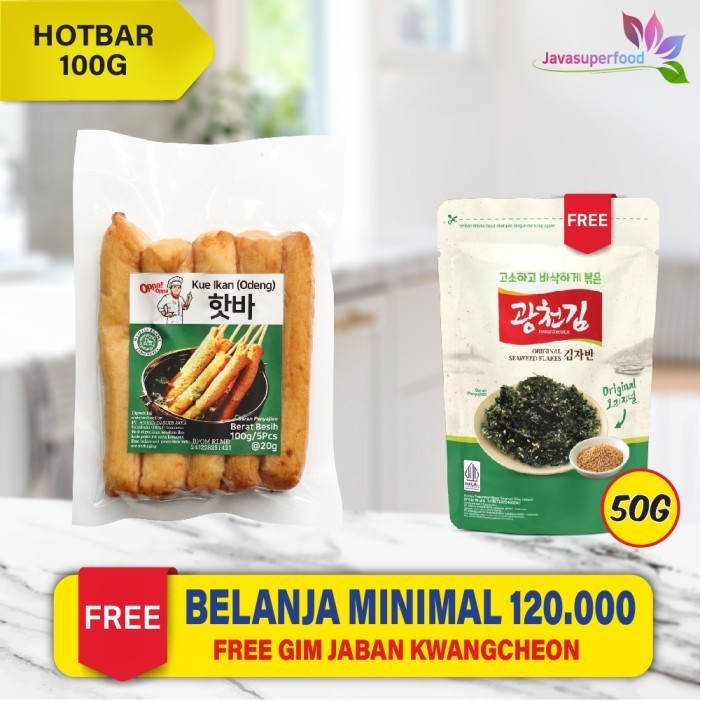 

Oppa Hotbar Odeng Jajan asli Korea 100g/ Odeng Tusuk / Odeng Panjang Super Enak