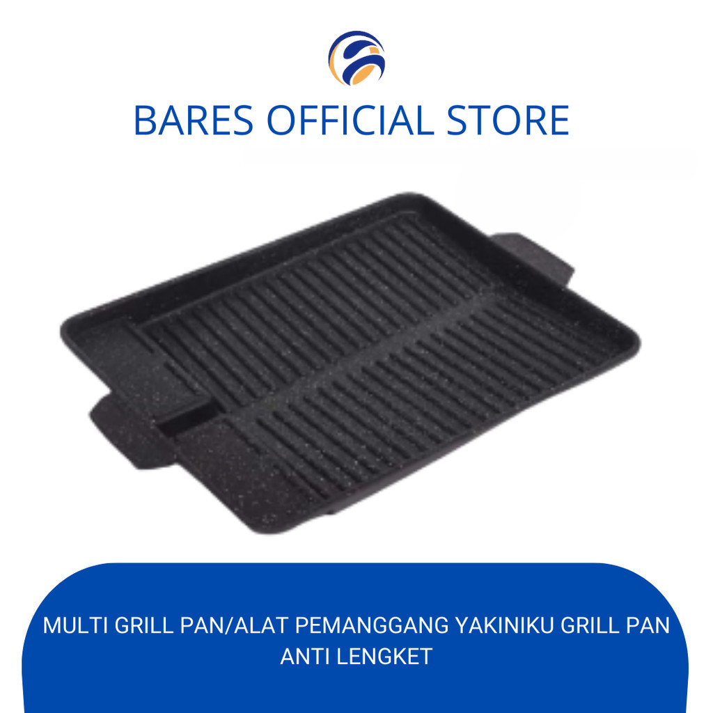 Multi Grill Pan/Alat pemanggang Yakiniku Grill Pan anti lengket