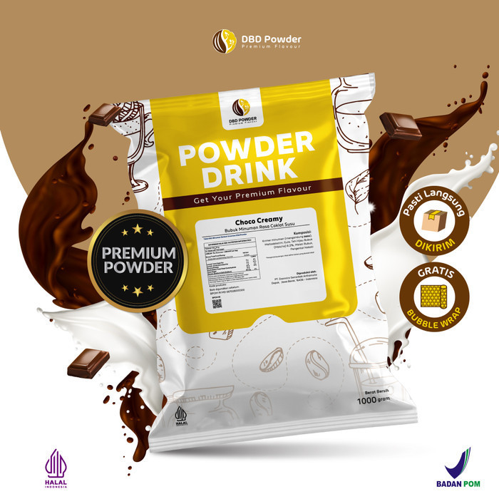 

[Ready] Bubuk Minuman Cokelat Creamy 1kg - Powder Choco Creamy 1kg