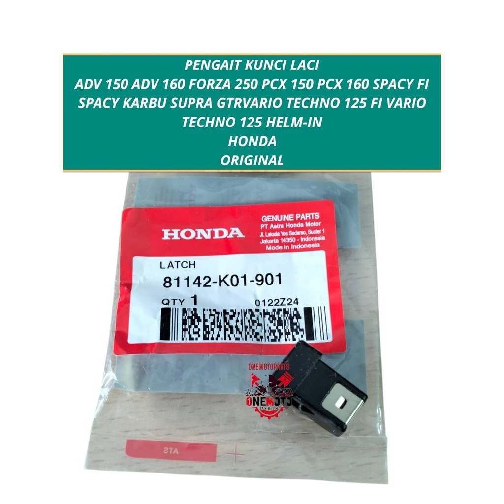 PENGAIT KUNCI LACI ADV 150 160 FORZA 250 PCX 150 160 SPACY FI SUPRA GTR VARIO ORIGINAL 81142-K01-901