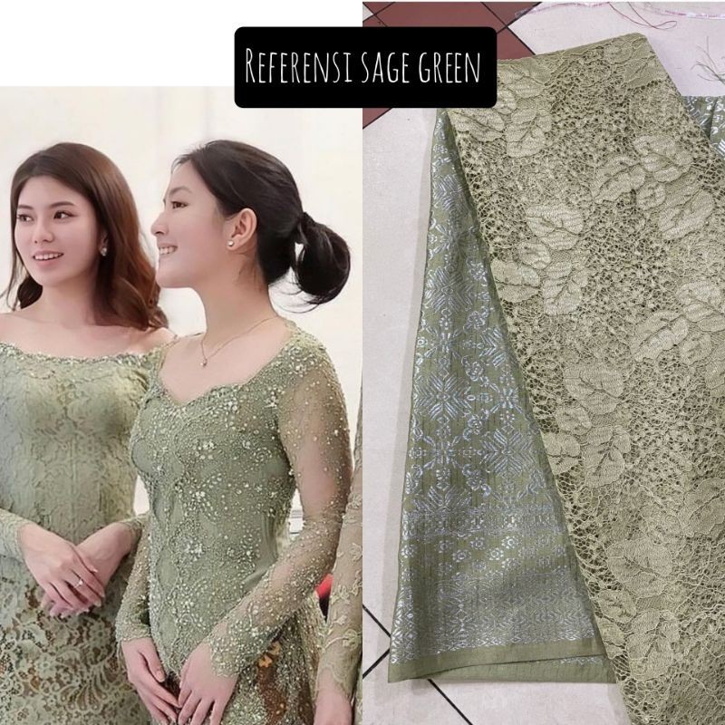 PAKET BRIDESMAIDS/ KEBAYA BRIDESMAID/ SERAGAM BRIDESMAID.KAIN BRIDESMAID /brokat halus, kain kebaya,
