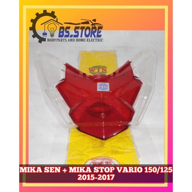 MIKA  LAMPU BELAKANG STOPLAMP VARIO 150 125 LED OLD 2015 2016 2017 | MIKA LAMPU BELAKANG VARIO 150/1