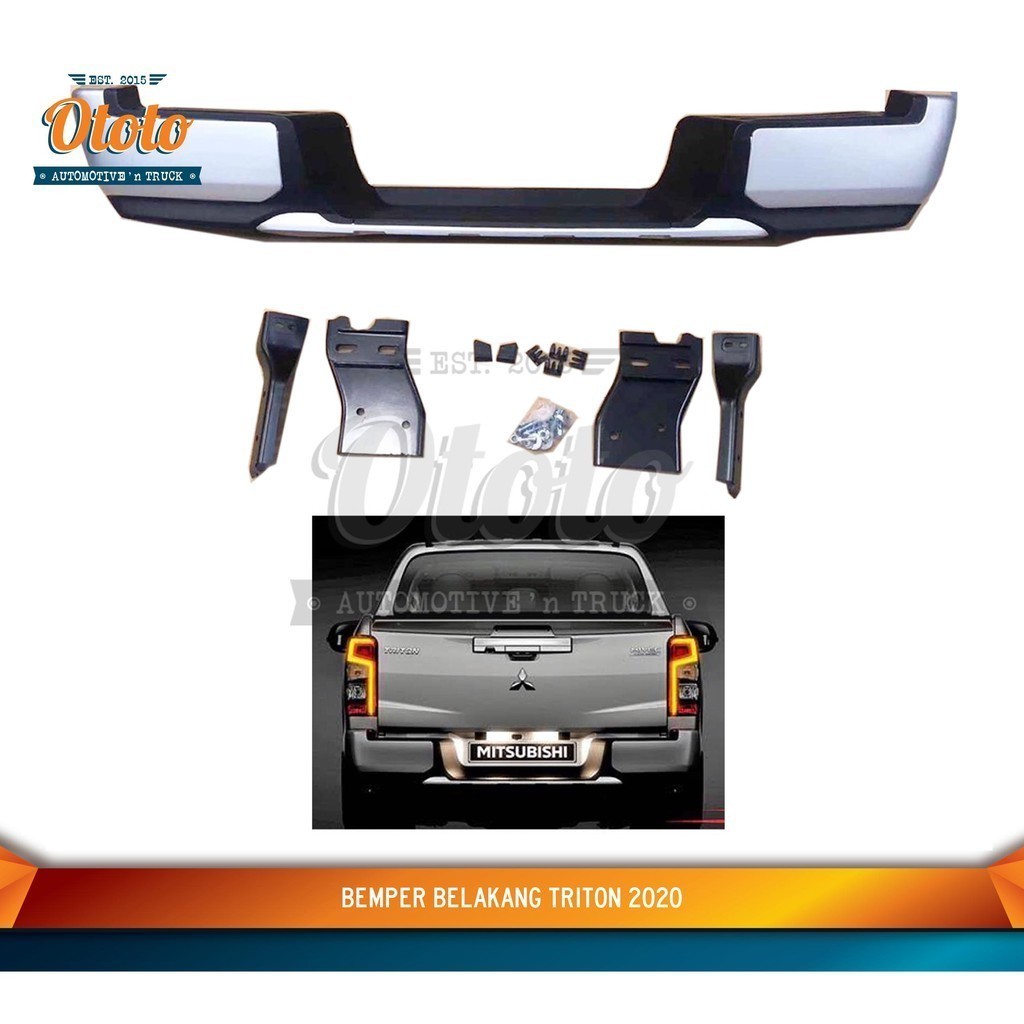 Bemper Belakang TRITON 2020 - Bumper Injakan belakang