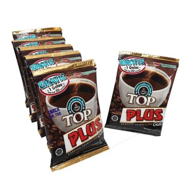 

Kopi Top Plus Gula 1 Renceng / 10 Sachet ~ Menoz Stores