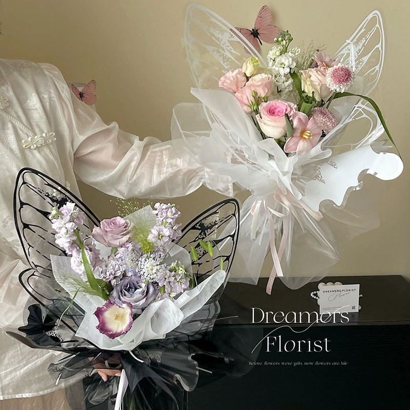 

10SET /20PCS Karangan Bunga Kupu-kupu Bentuk Kertas Kemasan Kertas