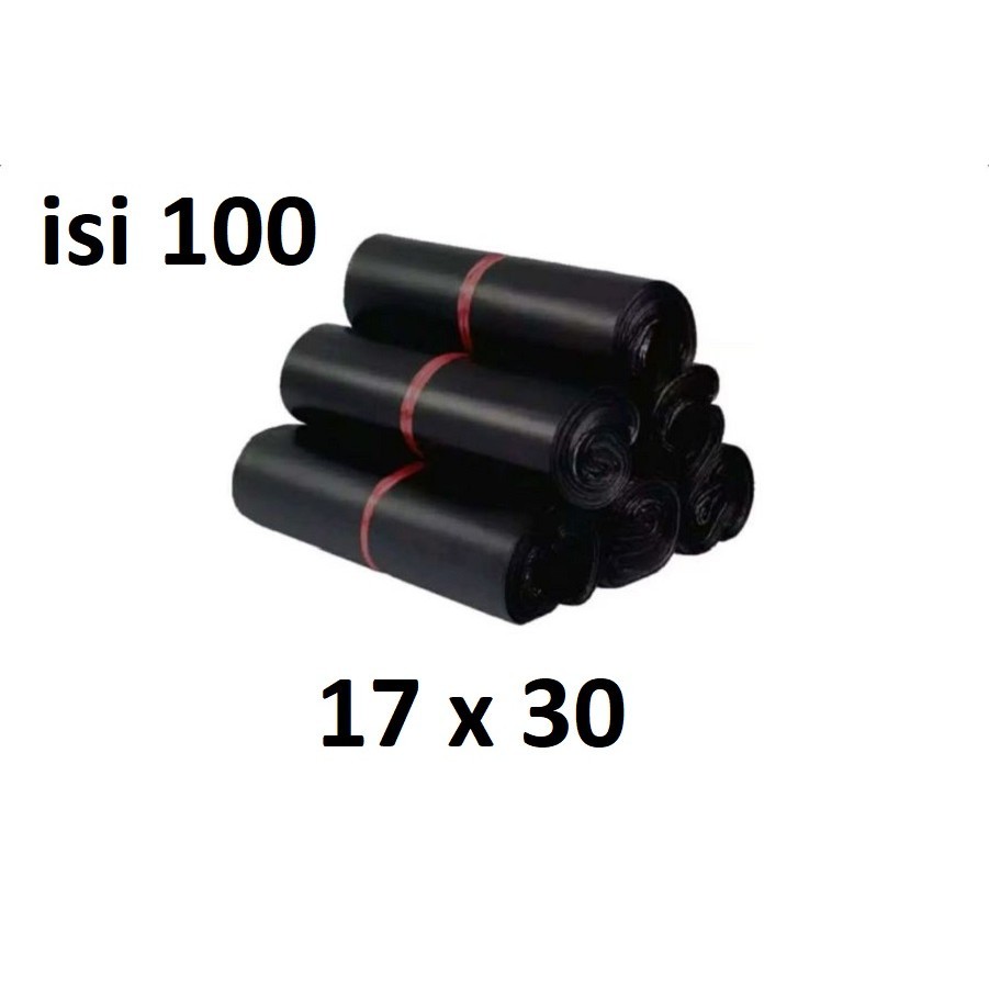 

Plastik Polymailer Hitam 17X30 100 pc Bungkus Plastik Packing Online