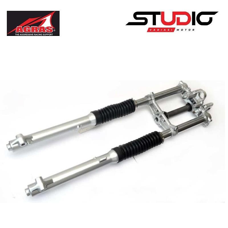 PANJANG - Shockbeker Shock Skok Depan Klx 150 Kode Sim1 Panjang Long Assy Trail Klx 150 Bf 150 Dtrac