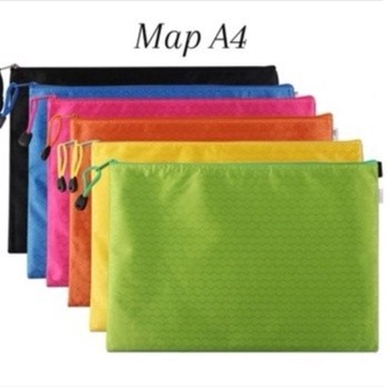 

Kantong Tas Zipper Bag Dokumen / Tas Map Dokumen File / Tas Penyimpanan Serbaguna